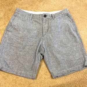 Mens H& M heather gray 5 pocket shorts, size 30